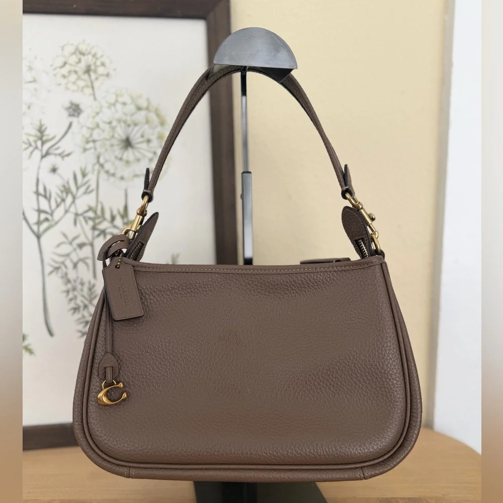 Coach Carry Shoulder Bag in Dark Stone - Picture 2 of 6